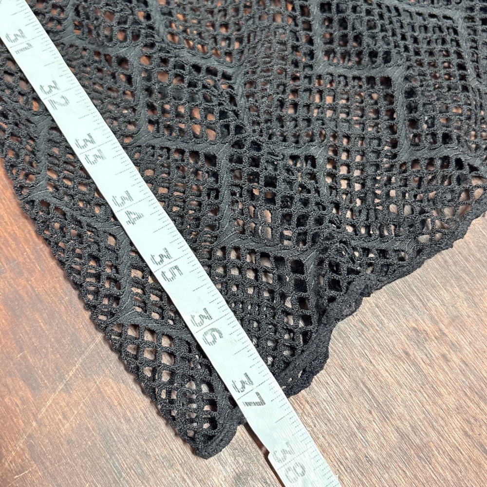 Black Sheer Mesh Whimsigoth Pants Size Small Fairy Grunge Witch Vamp Goth Rave - Picture 10 of 11